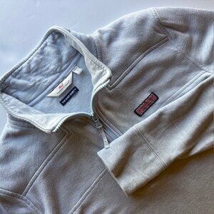 Vineyard Vines Ladies Shep Shirt Light Grey Size L Pullover Thumb Holes